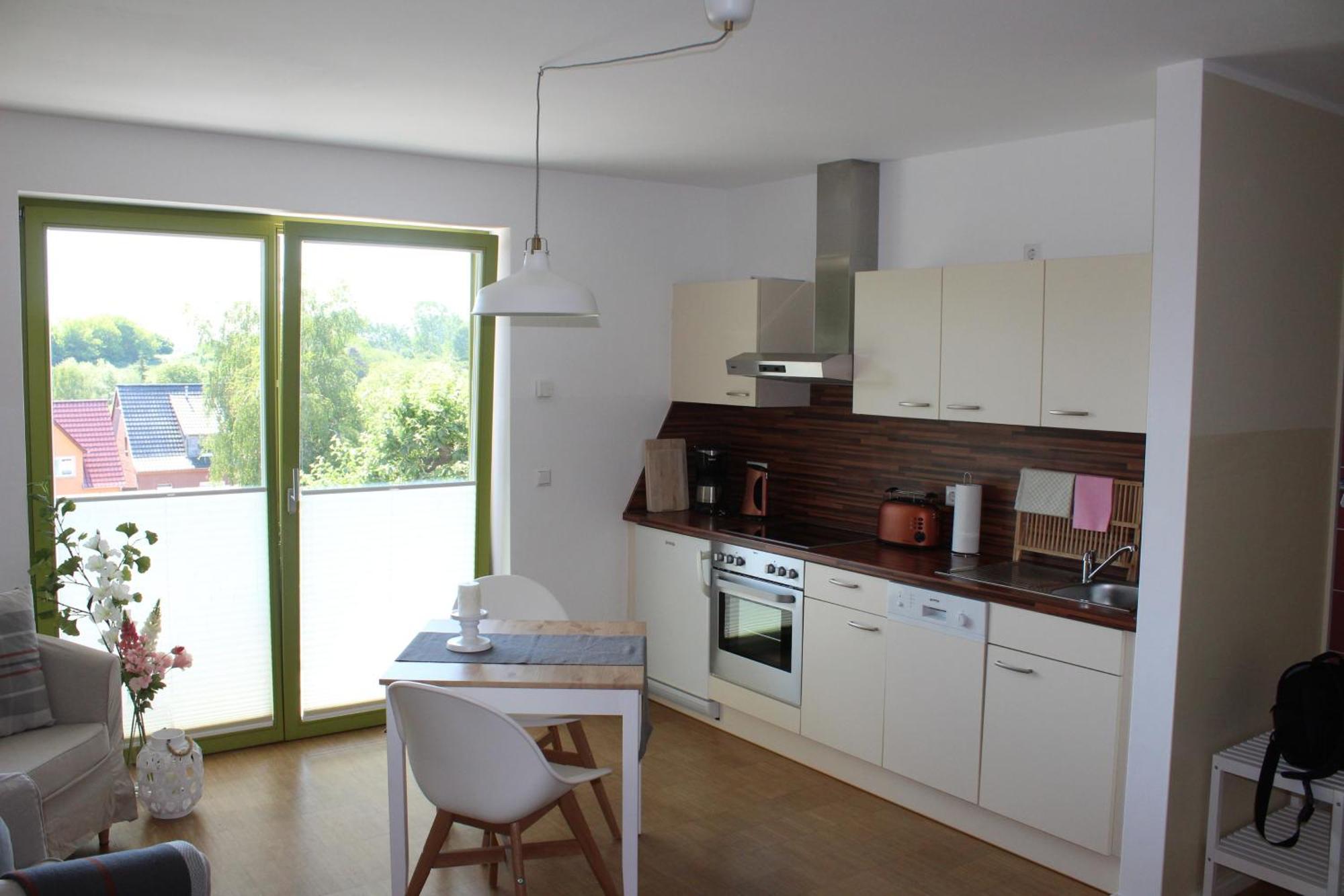 Schwalbennest Am Cafe Wunder Bar Appartement Bad Sulze Buitenkant foto